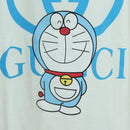 GUCCI GUCCI × Doraemon Short Sleeved T Shirt Cotton Blue White Auth 166963SM-5