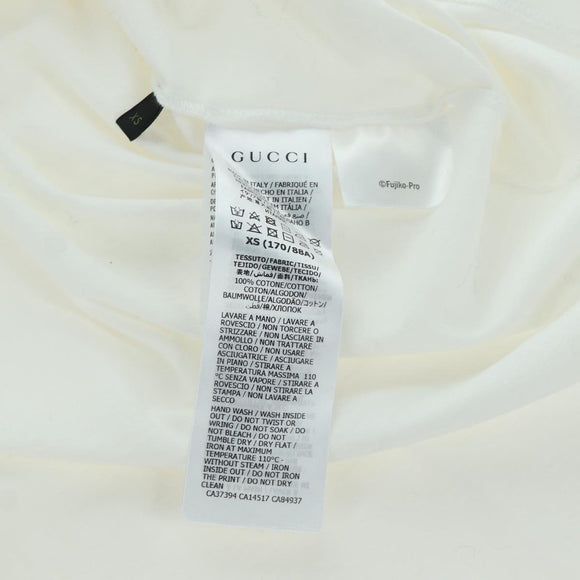 GUCCI GUCCI × Doraemon Short Sleeved T Shirt Cotton Blue White Auth 166963SM
