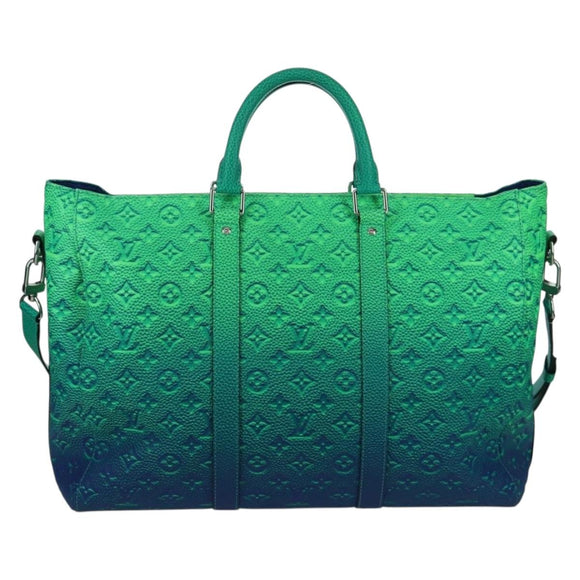 LOUIS VUITTON Monogram Taurillon Illusion Keepall Tote Bag M59688 Auth 166969SM