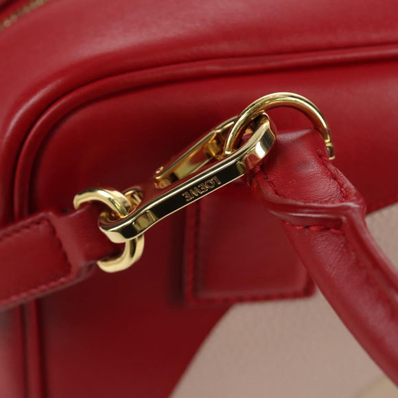 LOEWE × Studio Ghibli Spirited Away Amazona 21 Bag Leather Red Auth 166973SM