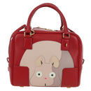 LOEWE × Studio Ghibli Spirited Away Amazona 21 Bag Leather Red Auth 166973SM-13