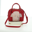 LOEWE × Studio Ghibli Spirited Away Amazona 21 Bag Leather Red Auth 166973SM-12