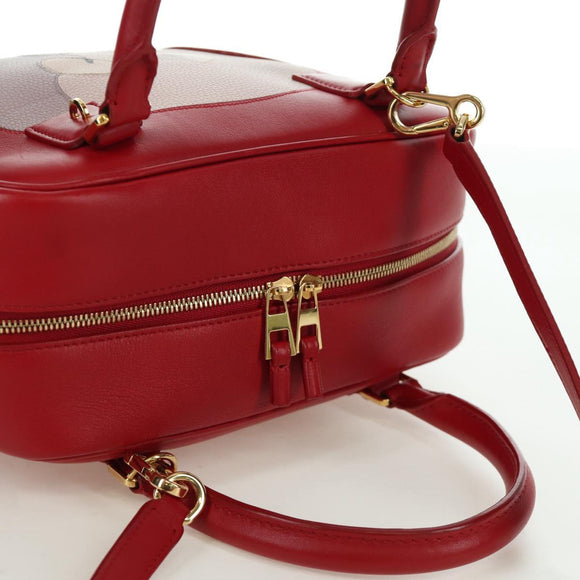 LOEWE × Studio Ghibli Spirited Away Amazona 21 Bag Leather Red Auth 166973SM