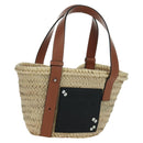 LOEWE × Studio Ghibli My Neighbor Totoro Pitch Black Bag Raffia Auth 166974SM-1