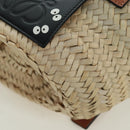 LOEWE × Studio Ghibli My Neighbor Totoro Pitch Black Bag Raffia Auth 166974SM-14