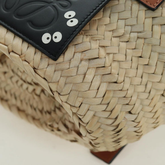 LOEWE × Studio Ghibli My Neighbor Totoro Pitch Black Bag Raffia Auth 166974SM