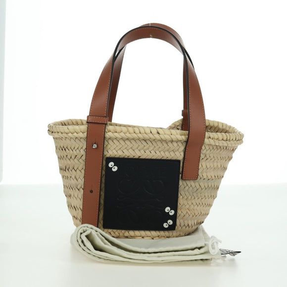 LOEWE × Studio Ghibli My Neighbor Totoro Pitch Black Bag Raffia Auth 166974SM