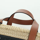 LOEWE × Studio Ghibli My Neighbor Totoro Pitch Black Bag Raffia Auth 166974SM-8