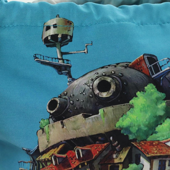 LOEWE × Studio Ghibli Howl's Moving Castle Pouch Canvas Multicolor Auth 166975SM