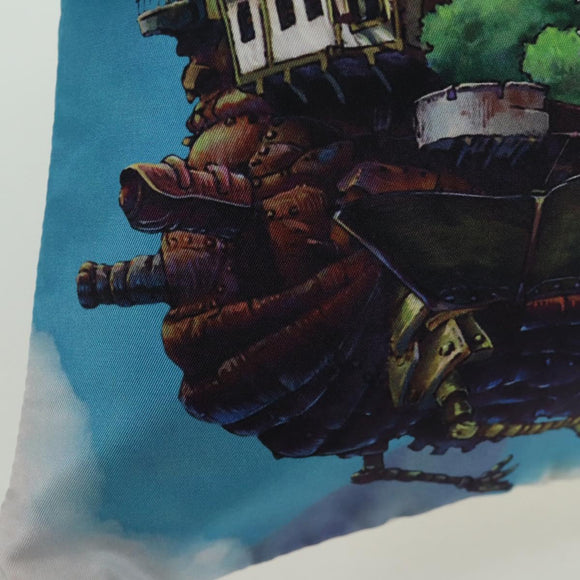 LOEWE × Studio Ghibli Howl's Moving Castle Pouch Canvas Multicolor Auth 166976SM