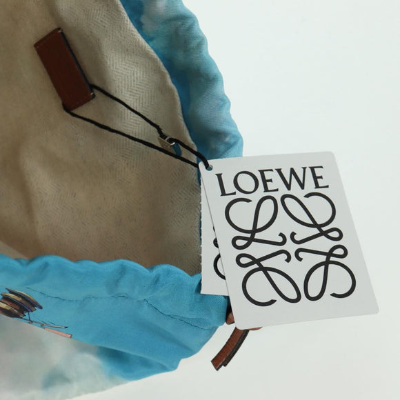 LOEWE × Studio Ghibli Howl's Moving Castle Pouch Canvas Multicolor Auth 166976SM
