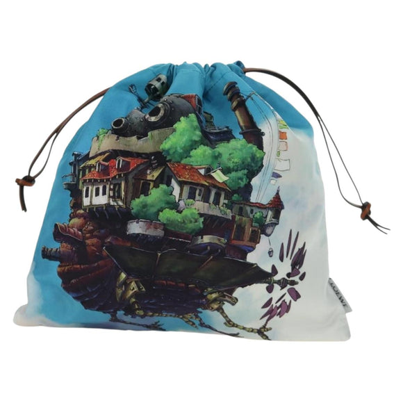 LOEWE × Studio Ghibli Howl's Moving Castle Pouch Canvas Multicolor Auth 166976SM
