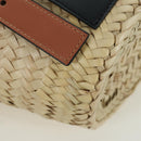 LOEWE × Studio Ghibli My Neighbor Totoro Hand Bag Raffia Beige Auth 166978SM-9