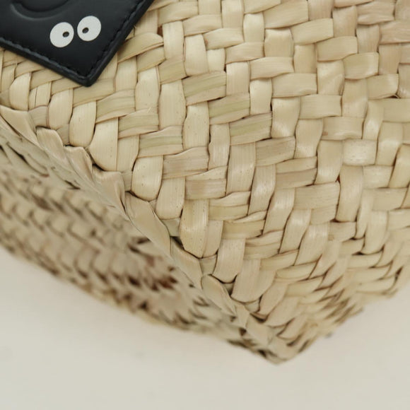 LOEWE × Studio Ghibli My Neighbor Totoro Hand Bag Raffia Beige Auth 166978SM