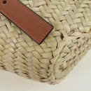 LOEWE × Studio Ghibli My Neighbor Totoro Hand Bag Raffia Beige Auth 166978SM-15