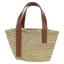 LOEWE × Studio Ghibli My Neighbor Totoro Hand Bag Raffia Beige Auth 166978SM-2