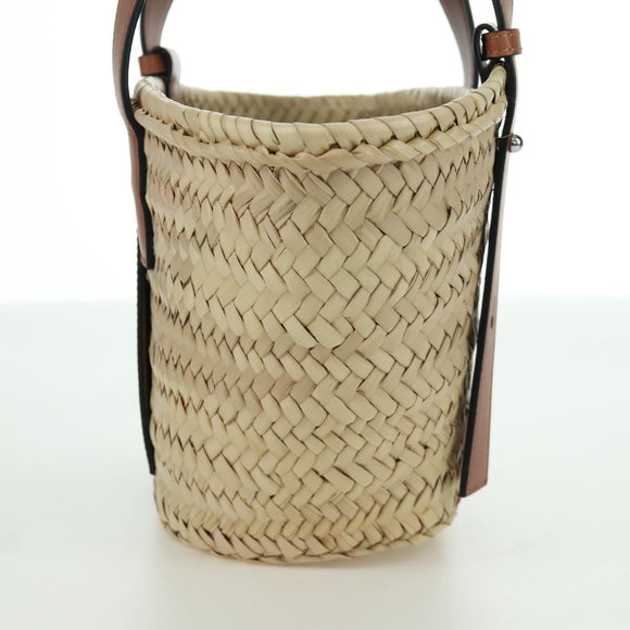 LOEWE × Studio Ghibli My Neighbor Totoro Hand Bag Raffia Beige Auth 166978SM