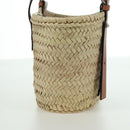 LOEWE × Studio Ghibli My Neighbor Totoro Hand Bag Raffia Beige Auth 166978SM-4