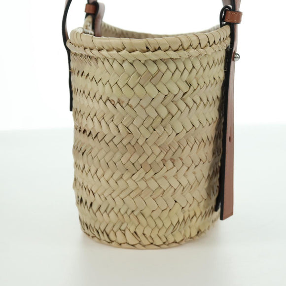 LOEWE × Studio Ghibli My Neighbor Totoro Hand Bag Raffia Beige Auth 166978SM