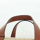 LOEWE × Studio Ghibli My Neighbor Totoro Hand Bag Raffia Beige Auth 166978SM-8