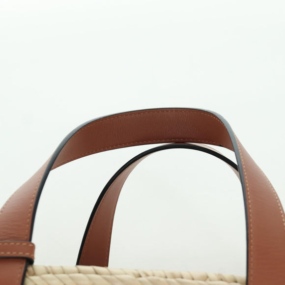 LOEWE × Studio Ghibli My Neighbor Totoro Hand Bag Raffia Beige Auth 166978SM