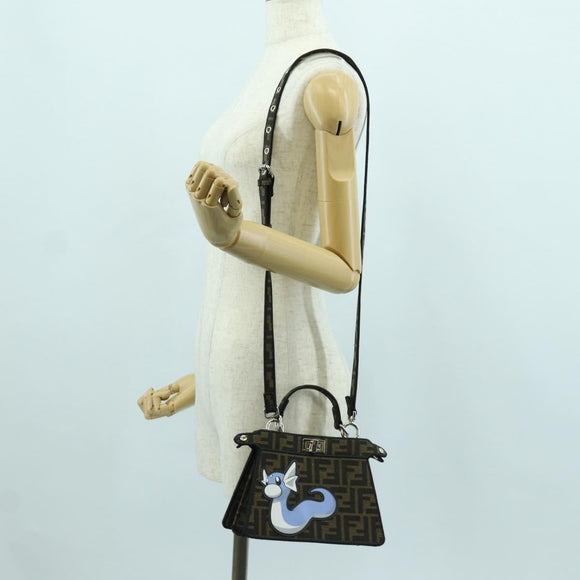 FENDI x FRGMT x POKÉMON Zucca Peek A Boo Dratini Bag 2way Blue Auth 166984SM