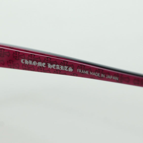 Chrome Hearts Glasses plastic Pink Black Auth 166985SM