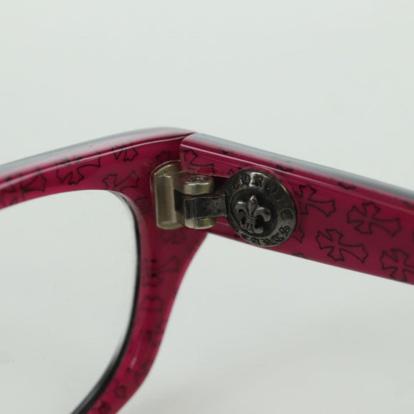 Chrome Hearts Glasses plastic Pink Black Auth 166985SM
