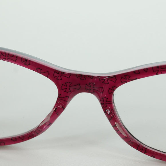 Chrome Hearts Glasses plastic Pink Black Auth 166985SM