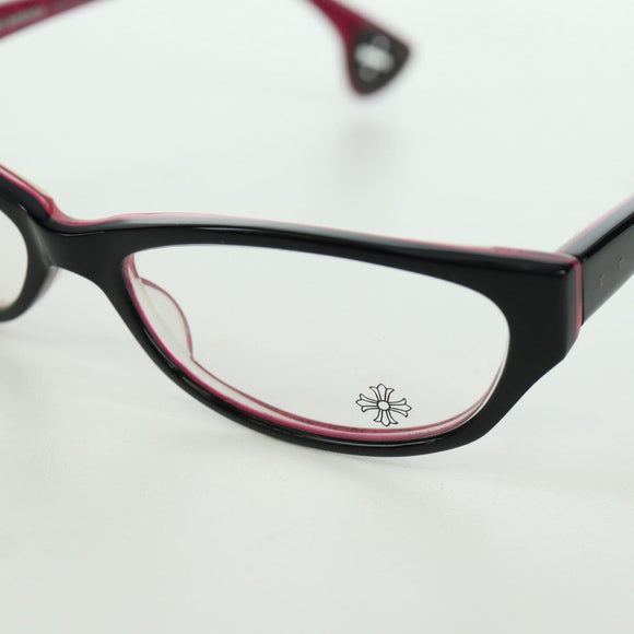 Chrome Hearts Glasses plastic Pink Black Auth 166985SM