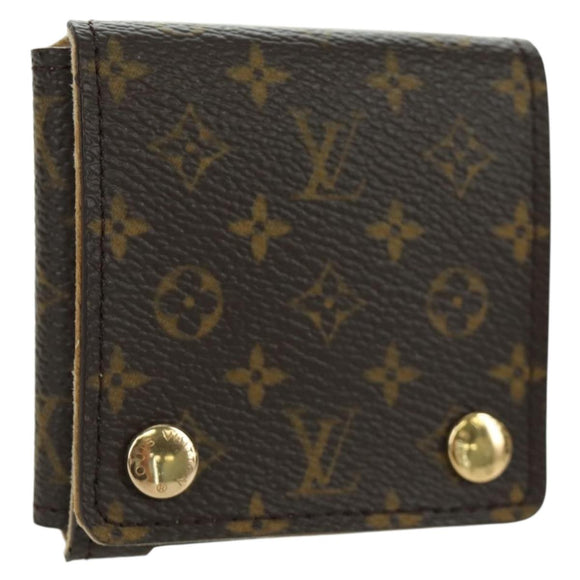LOUIS VUITTON Monogram Jewelry case Jewelry Box LV Auth 166989M