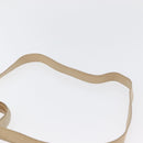 CELINE Hand Bag Leather 2way Beige Gold Auth 166991-14