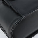 CELINE Hand Bag Leather Black Gold Auth 166992-11