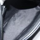 CELINE Hand Bag Leather Black Gold Auth 166992-19