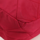 PRADA Schoudertas met Ketting Nylon Roze Goud Auth 166995A-14