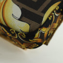 FENDI × VERSACE FENDACE Mamma Baguette Pouch Nylon Black Gold Tone Auth 166998SM-18