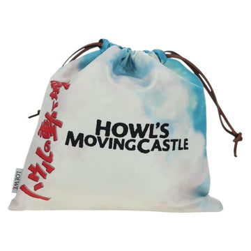 LOEWE × Studio Ghibli Howl's Moving Castle Pouch Canvas Multicolor Auth 166999SM - 0