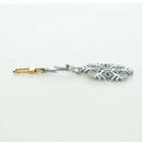 LOUIS VUITTON Snowflake Charm metal Silver M79293 LV Auth 167000SAM-9