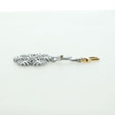 LOUIS VUITTON Snowflake Charm metal Silver M79293 LV Auth 167000SAM-10