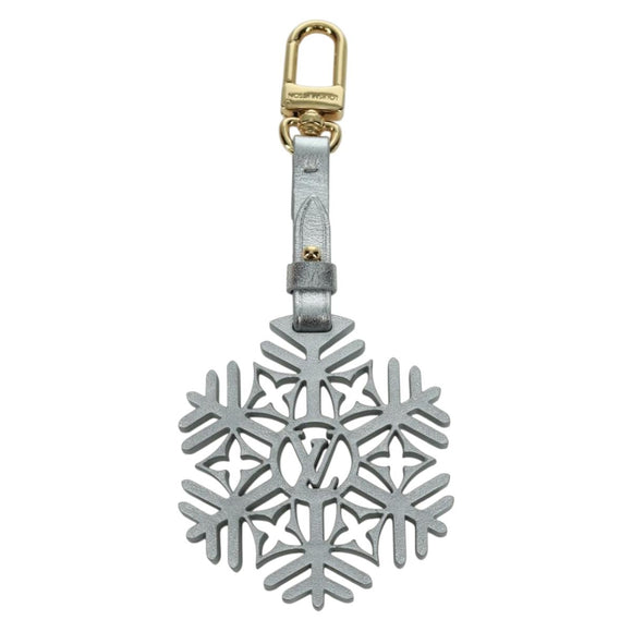 LOUIS VUITTON Snowflake Charm metal Silver M79293 LV Auth 167000SAM