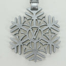 LOUIS VUITTON Snowflake Charm metal Silver M79293 LV Auth 167000SAM-2