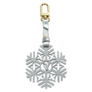 LOUIS VUITTON Snowflake Charm metal Silver M79293 LV Auth 167000SAM-5