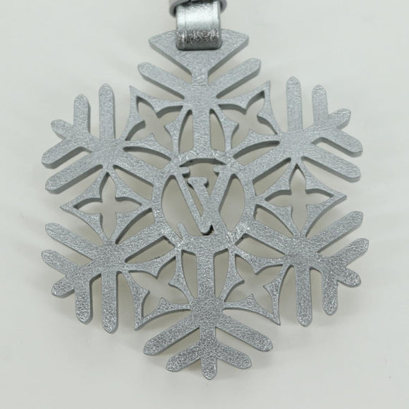 LOUIS VUITTON Snowflake Charm metal Silver M79293 LV Auth 167000SAM