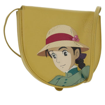 LOEWE × Studio Ghibli Howl's Moving Castle Heel Sophie Leather Auth 167002SM