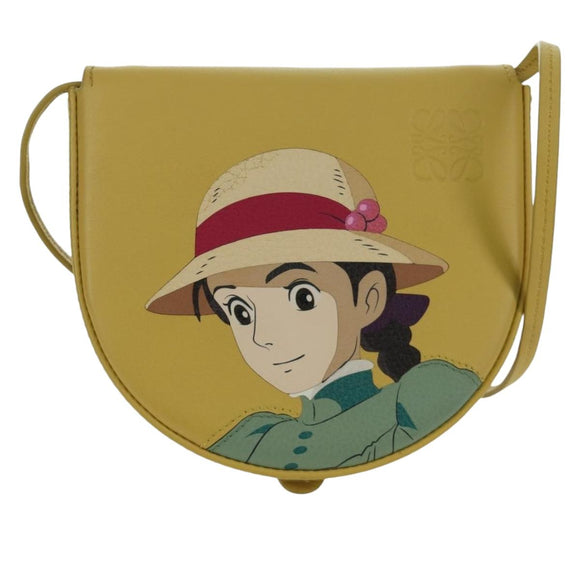 LOEWE × Studio Ghibli Howl's Moving Castle Heel Sophie Leather Auth 167002SM