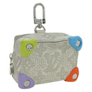LOUIS VUITTON Monogram Taurillon Climbing Pouch Gray MP3383 LV Auth 167003SM-1