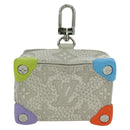 LOUIS VUITTON Monogram Taurillon Climbing Pouch Gray MP3383 LV Auth 167003SM-13
