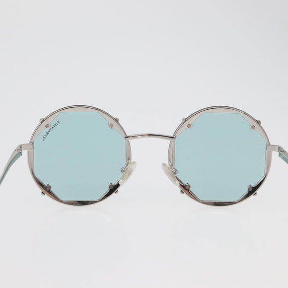 TIFFANY&Co. Sunglasses metal Blue Auth 167005SM