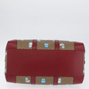 GUCCI Micro GG Supreme GUCCI × Doraemon Bag PVC 2way Beige 647815 Auth 167008SM-5