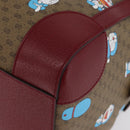 GUCCI Micro GG Supreme GUCCI × Doraemon Bag PVC 2way Beige 647815 Auth 167008SM-16